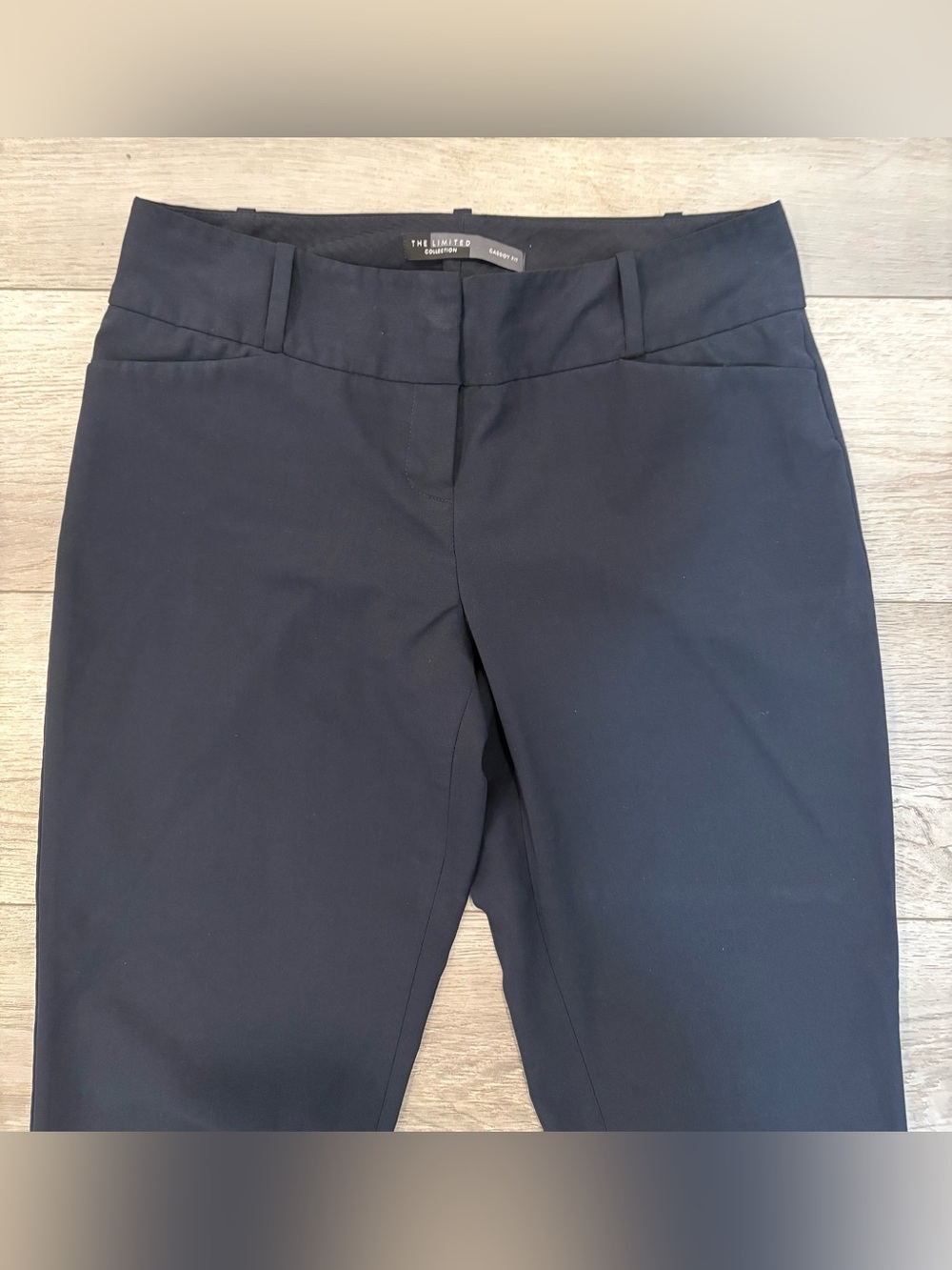 The Limited Collection Navy Cassidy Fit Cropped Dress Pants for Women - Picture 2 of 4